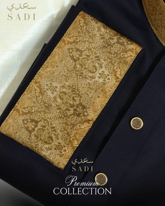 Dark Navy Panjabi