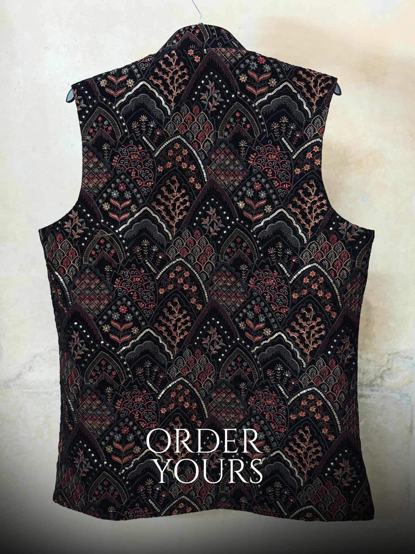 Premium Black Velvet Exclusive Waistcoat