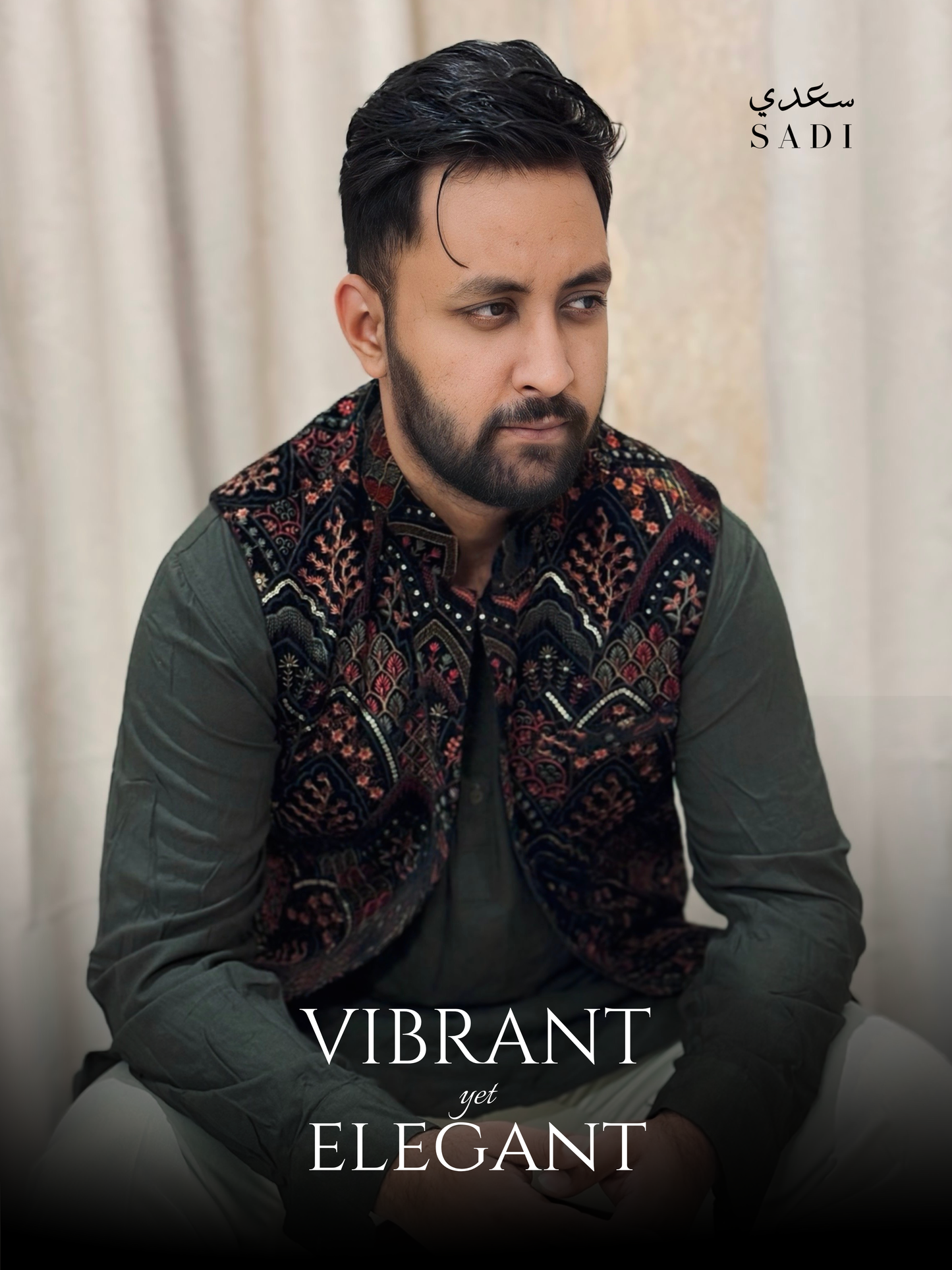 Premium Black Velvet Exclusive Waistcoat